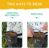 SZO Dog Treat Pouch with Pet Training Clicker, Dog Training Treat Pouch with Waist Belt Clip, Magnetic Closure, Hands-Free Training - Black