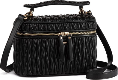 LOVEVOOK Crossbody Bags for Women, Quilted Crossbody Purses for Women, Small Shoulder Handbags for Daily, Work, Travel, Gifts