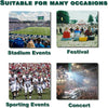Keepcross 12X6X12 Clear Backpack for Stadium Events Clear Bag Stadium Backpack Mini Small for Sports Events Concerts Festivals Games, Women Men