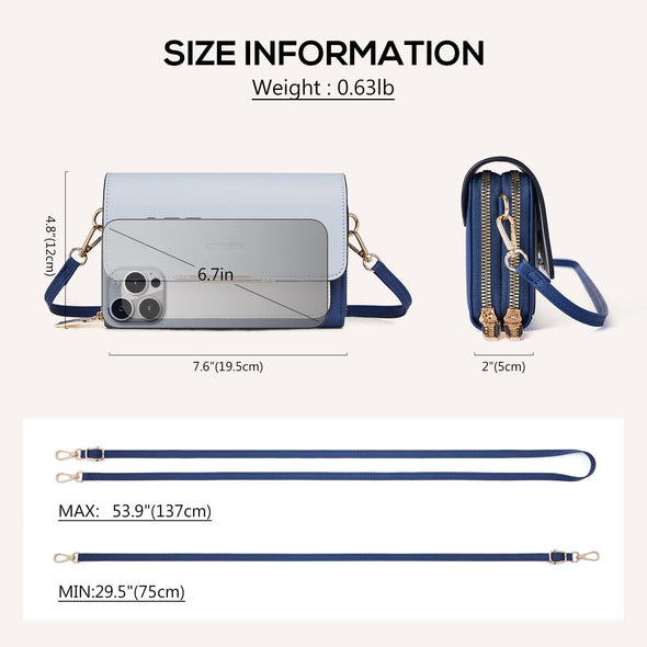 Small Crossbody Bag for Women,Cell Phone Purse Women'S Shoulder Handbags Wallet Purse with Credit Card Slots