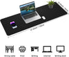 Large Desk Mat 47.2" X 17" Leather Desk Pad Protector with Natural Cork & PU Leather, Non-Slip Office Desk Mat, Large Mouse Pad, Waterproof Desk Blotter Pad for Office&Home(Black)