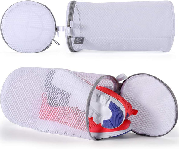 Kimmama Shoe Washing Machine Bag, Laundry Bags Mesh Wash Bags, Shoes Wash Sack, Dryer Pouch for Cleaning and Drying Footwear, Sneaker, Trainers, Plimsolls, Slippers, Gym, Running, Tennis