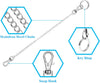 Anezus 3Pcs Belt Chain, Pocket Chain, Chains for Wallet, Pants, Jeans, Goth Accessories for Eboy, Egirl, Men and Women