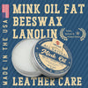 MEKER Mink Oil, Mink Oil for Leather Boots, All-Natural Leather Conditioner with Sponge, Restore Shoes, Jackets, Hats, Baseball Gloves, Saddles and Harnesses, 3.52Oz