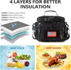 ATRIPACK Lunch Box for Men, Tactical Lunch Bag MOLLE Webbing Leakproof Insulated Large Lunch Cooler Women Adult Meal with Adjustable Shoulder Strap Durable Lunch Pail (Camo-Black)