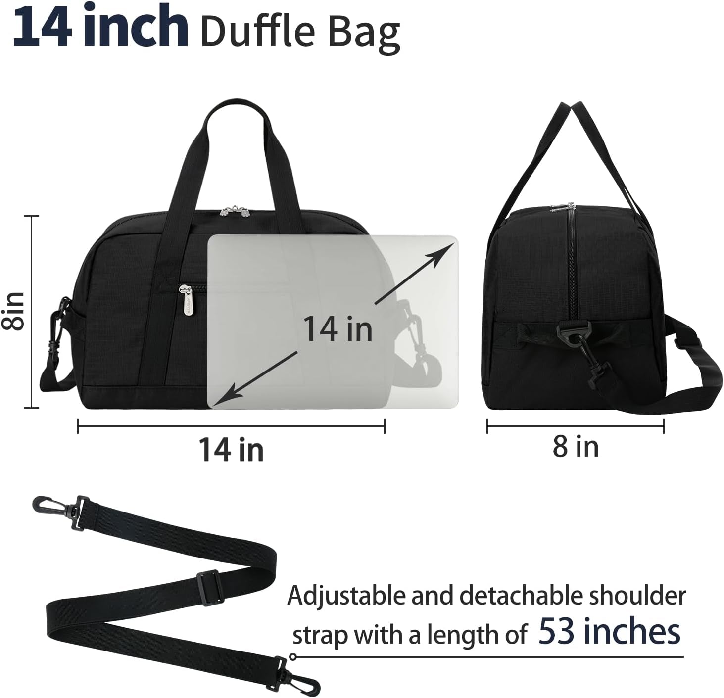 backpack mini duffel attachment Apenze Gym Bag