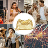 Joryin Woven Women'S Crossbody Bag & Evening Purse, Trendy Dumpling Clutch & Hobo Cloud Shoulder Bag Trendy Dumpling Clutch