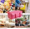 6 Pack Extra Heavy Duty Large Moving Bags with Comfortable Handle & Strong Zipper,Storage Totes for Space Saving Moving Storage College Supplies Alternative to Moving Box,Pink