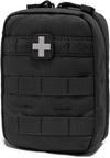EMT Pouch MOLLE Ifak Pouch Tactical MOLLE Medical First Aid Kit Utility Pouch Carlebben (With Medical Supplies)