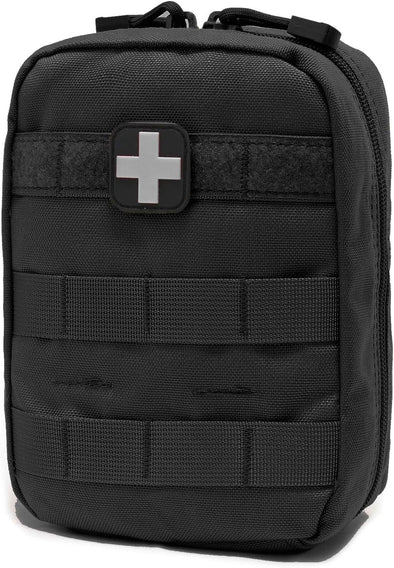 EMT Pouch MOLLE Ifak Pouch Tactical MOLLE Medical First Aid Kit Utility Pouch Carlebben (With Medical Supplies)