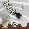 2Pcs Sunglass Eyeglass Glasses Case Soft PU Leather with Cleaning Cloth Cute Glasses Pouch Bag for Men Women Girs