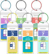 Cruise Luggage Tag Holder for Royal Caribbean Ships and Celebrity, 6Pack Clear Tags Cruise Travel Essentials for 2025-2026