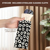 2Pcs Sunglass Eyeglass Glasses Case Soft PU Leather with Cleaning Cloth Cute Glasses Pouch Bag for Men Women Girs