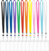 12 Pack Cruise Lanyard with ID Card Holder, Durable Lanyard with Waterproof ID Badge Holder Cruise Lanyards for ID Badges Ship Cards Carnival Sail Keys (12 Colors)
