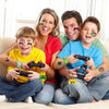 61 Pcs Video Game Party Favors, Gamer Party Favors Bags Includes 12 Pcs16 X 13 Inch Video Game Party Drawstring Bags Slap Bracelets Keychains Tattoo Stickers for Kids Gaming Party Favor