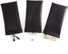TRIUMPH VISION Squeeze Leather Sunglasses Pouch - 3 Pack Spring Storage Glasses Pouch Holder