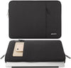 MOSISO Laptop Case 13.3 Inch, 13-13.3 Inch Laptop Sleeve Compatible with Macbook Air/Pro 13 / Pro 14, HP Dell ASUS Lenovo Notebook, Polyester Vertical Computer Sleeve Bag with Pocket, Black
