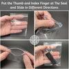 400Pcs Plastic Bags - 3 X 4 Inch 2 Mil Clear Resealable Zip Bags for Small Business, Storage, Candy