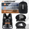 SDYSM Camera Bag Backpack Professional for DSLR SLR Mirrorless Camera Waterproof Laptop Back Pack 14 Inch with Rain Cover anti Theft Travel Case Large Capacity Photography Backpack Black