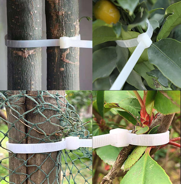 Large Zip Ties 24 Inch White Heavy Duty Zip Ties for Outdoor Use 50 Pcs Strong Extra Long Cable Ties Big Industrial Plastic Tie Wraps