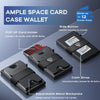 RUNBOX Slim Card Holder Wallet for Men, Minimalist RFID Blocking Wallet with Pop-Up Function, Ultra-Thin Design, Metal Business Card Cases Holds 12+ Cards, Gifts for Men, Men'S Accessories