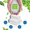 4 Gallon 140 Counts Strong Drawstring Trash Bags Garbage Bags by Teivio, Bathroom Trash Can Bin Liners, Small Plastic Bags for Home Office Kitchen, White
