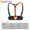 BODIY Punk Waist Belt Fashion Strap Gothic Black Leather Wide Waist Belts Elastic Rave Cosplay Halloween Body Chain Accessory for Women