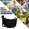 Small Nylon Crescent Crossbody Purses Bag for Women Men Trendy,Travel Sling Bag