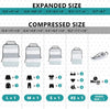 Compression Packing Cubes for Travel,5 Set of Packing Cubes for Suitcases,Compression Packing Cubes for Carry On,Travel Bags Organizer for Luggage