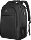 MATEIN Extra Large Backpack, 17 Inch Travel Laptop Backpack with USB Charging Port, anti Theft TSA Friendly Business Work College Computer Backpack for Men Women, Black
