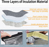 Lunch Bag for Women/Men,Waterproof Reusable Portable Lunch Tote,Lunch Box Bag.Thermal Cooler Bag Ideal for Work/Party/L/Travel/Picnic (Light Black)