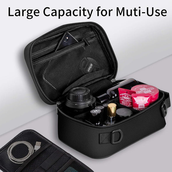 Smell Proof Bag for Travel, Smell Proof Stash Box, Smell Proof Containers, Odorless Travel Storage Bag,Home Organizer Case Odor Proof Lock Box with Accessories,Birthday Christmas Gift for Men