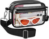 Bagenius Clear Bag for Stadium Events Clear Purse with Removable Strap Transparent Bag for Concert and Sport Events