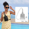INICAT Travel Small Sling Bag Leather Crossbody Bags for Women Fanny Packs Cross Body Bag for Woman Cross Body Purses
