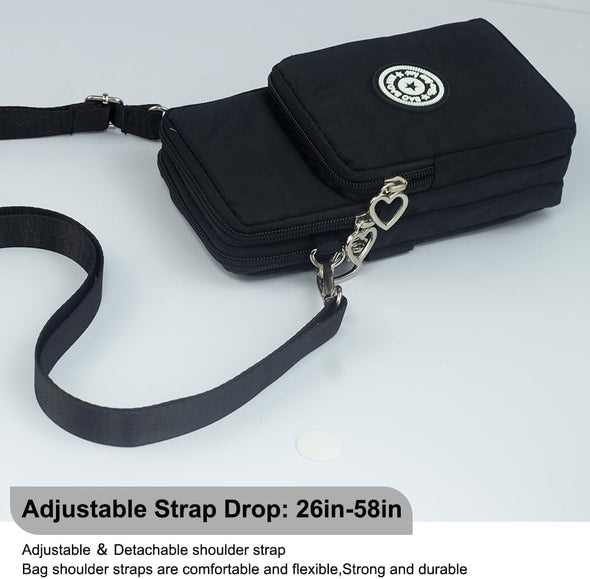 JANKS Small Crossbody Bags for Women Mini Cell Phone Purses Handbag Shoulder Bag