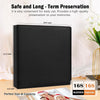 8X10 Photo Album 168 Pockets Holds 168 Photos, Large Capacity Leather Cover Family Wedding Baby Photo Book for 8 X 10 Pictures, Photo Album 8X10 with Black Inner Pages (Black)