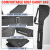 Eagleglo Golf Bag, Golf Travel Bag Foldable & Adjustable, Golf Carry Bag Holds a Full Set of Clubs, Golf Bags for 8-10 Golf Clubs, Small Golf Bag Practice Bag, Carry Golf Bags for Men, Women
