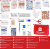 Small First Aid Kit, 150 Piece with Foil Blanket, Scissors First Aid Bag for Emergency, Home, Camping, Travel, Sports, Office, Outdoor, Car, School