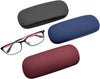 HSYMQ 3Pack Unisex Hard Shell Eyeglasses Protector Cases, Protective Case for Glasses
