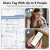 Air Tags-4 Pack, Bluetooth Tracker Works with Apple Find My APP (Ios Only), Bluetooth Smart Air Tag Keys Finder and Item Locator for Keys, Bags, Luggage, Pets, Wallet, Replaceable Battery