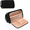 CUBETASTIC Small Makeup Bag, Makeup Pouch, Travel Cosmetic Organizer for Women and Girls (Oxford Cloth, Black)