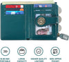 Small Wallet for Women Bifold RFID Blocking Card Holder Leather Wallets with Zipper Coin Pocket