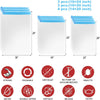 Compression Bags for Travel - Essentials 12 Pack Space Saver No Vacuum or Pump Needed Storage Accessorie and Home Packing Organizers (Transparent)
