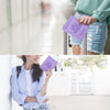 Passport and Vaccine Card Holder Cover Combo, Passport Case /Wallet with Vaccine Card Slot for Women and Men(Al-Purple)