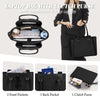 RAINSMORE Laptop Bag for Women 15.6 Inch Work Tote Bags Waterproof Computer Bags Leather Professional Laptop Purse Womens Laptop Briefcase Large Handbag for Office Teacher Travel, Black
