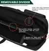 Soft Double Shotgun Rifle Case 38” 42” 44” 46" 52" Long Gun Bag W/Padded Handle - Adjustable Sling Dual Lockable Zippers, Multiple Magazine Holder Pouches Outdoor Tactical Accessory Bags