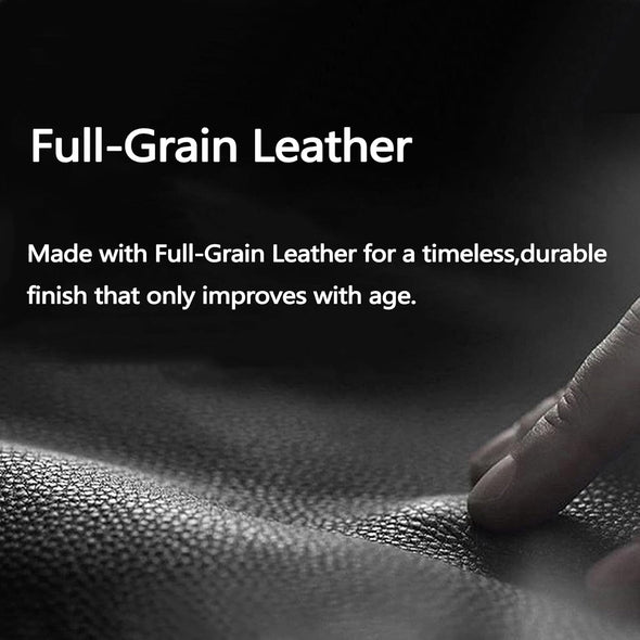 Leather Steering Wheel Cover for Dodge Ram 1500 2500 3500, 15.5-16 Inches Car Steering Wheel Cover with Anti-Slip Massage Particle (Black)