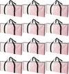 Extra Large Moving Bags with Zippers & Carrying Handles, Heavy-Duty Storage Tote for Space Saving Moving Storage, Fold Flat, Alternative to Box and Bin - 12 Pack, Semi-Transparent