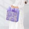 YANGTE 2 Pack 13" Large Beautiful Gift Bags Set with Greeting Card and Tissue Paper, Reusable Non-Woven Gift Wrap Bags with Handle for Presents of Any Birthday, Weddings, Mothers Day & Special Moments