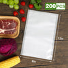 Moretoes 200Pcs Vacuum Sealer Bags, Food Saver Bags Quart 8" X 12", BPA Free, Pre-Cut Commercial Grade Vac Bags for Food Storage, Meal Prep or Sous Vide